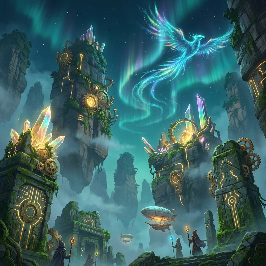 Paysage Mystique Steampunk